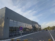 Резиновая краска «Farbe Gummi» на сендвич панелях при обновлении фасада автосалона, фото 5