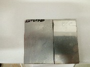 Испытание защитного средства Farbe Anti-Graffiti Beschichtung.
После обработки составом.
Нержавеющая пластина., фото 6