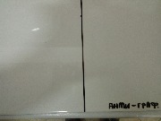 Испытание защитного средства Farbe Anti-Graffiti Beschichtung.
После обработки составом.
Керамическая плитка., фото 2